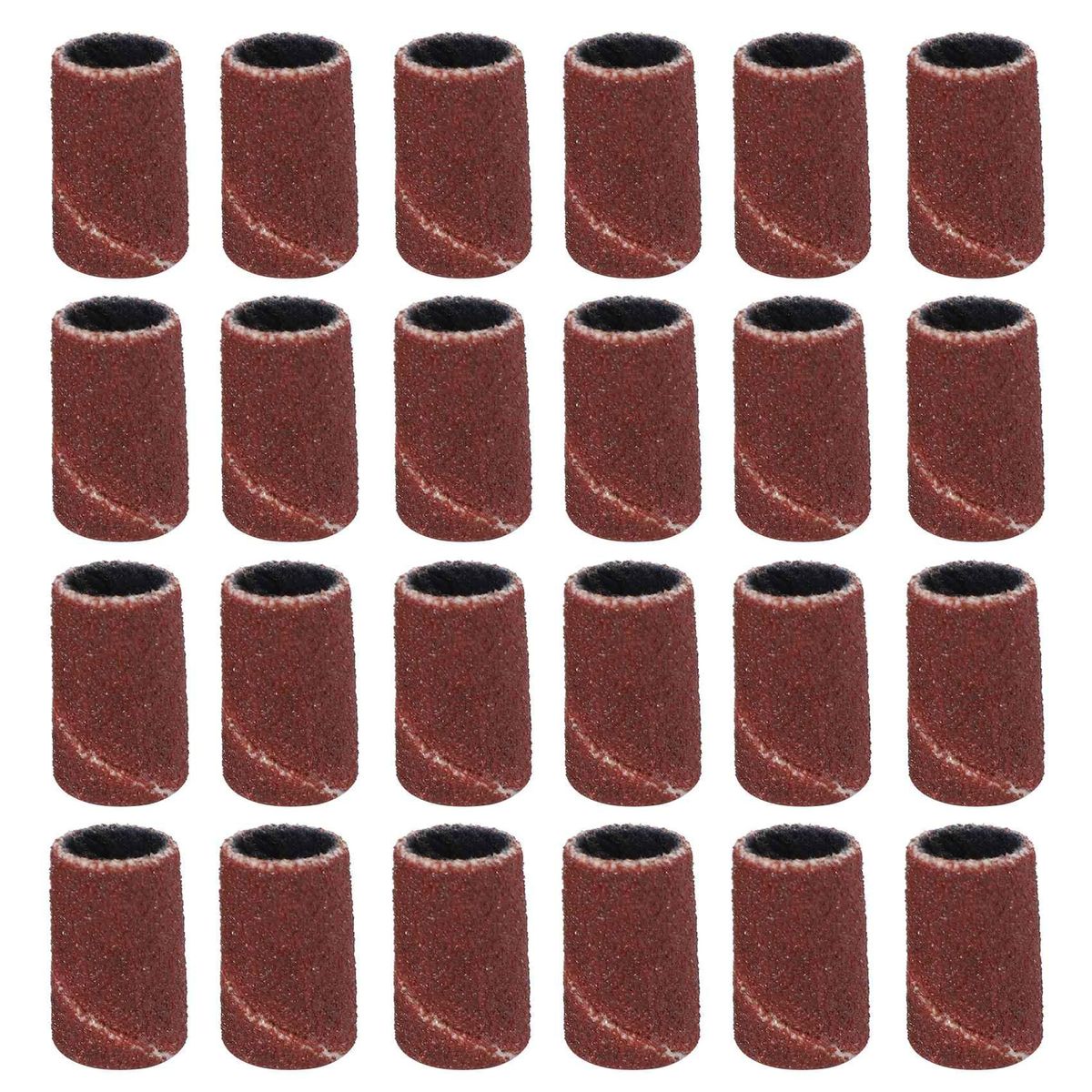 100 Pc Professional Sanding Bands Nail Manicure 180 GRIT FILE SAND PIECE SET