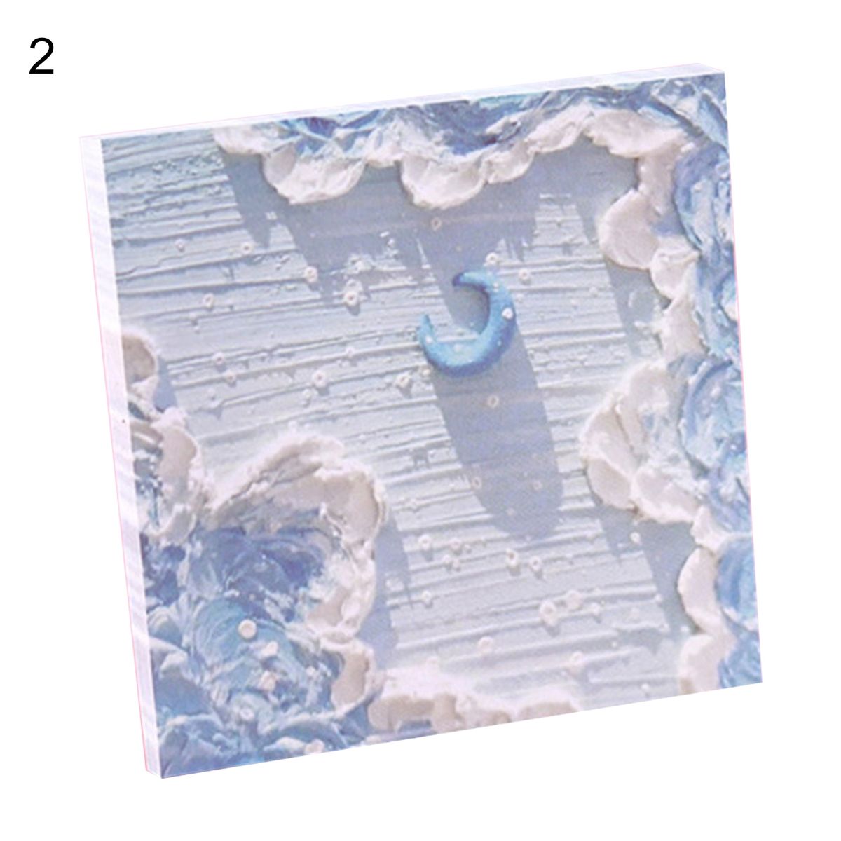 50/80Pcs Portable Sticky Note Easy Carry Paper Thick-Blue