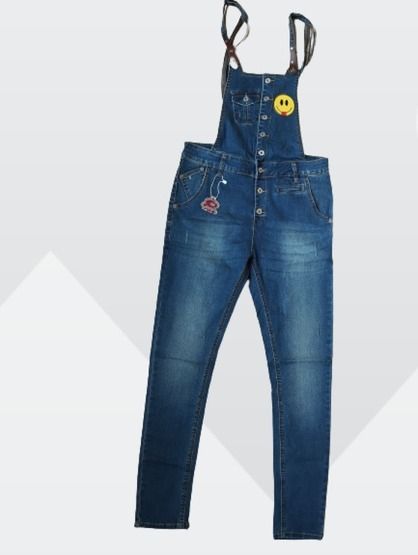 Authentic Skinny Overall Denim For Ladies