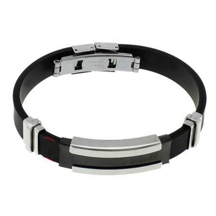 Flaunt-d-style Adjustable  Rubber Bracelet -21cm