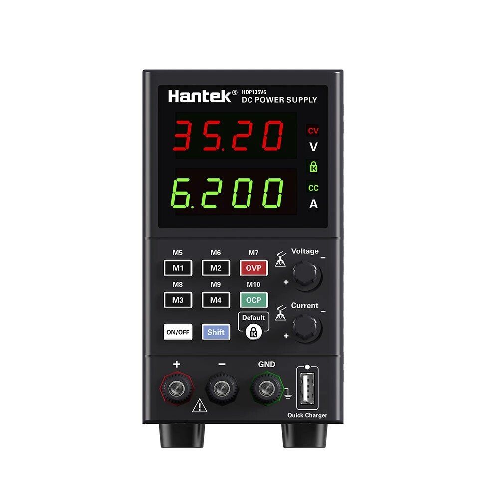 Hantek 35V/6A LED Digital Adjustable DC Power Supply Lab
