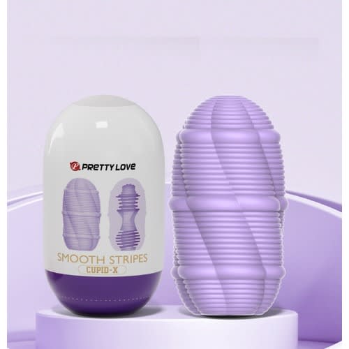 Duck Egg Masturbator -Male Smooth Stripes