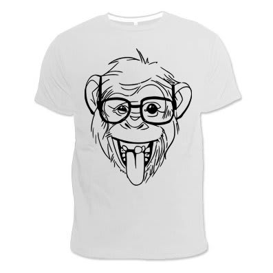 Stay Happy Print T-Shirt - White