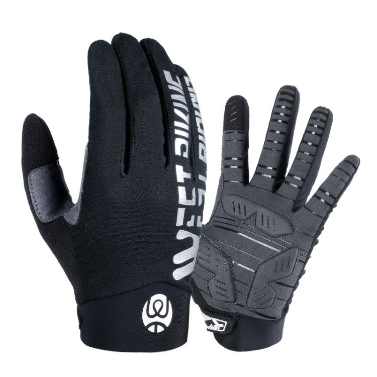WEST BIKING Long Shock Absorption Cycling Gloves