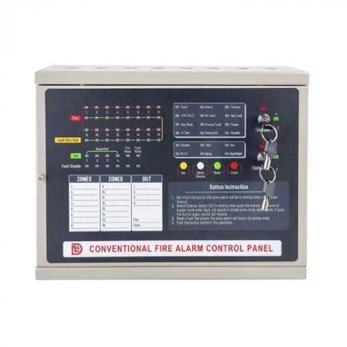 4zones Conventional Fire Alarm Panel