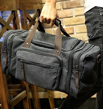 Xiao.p Vintage Canvas men travel bags Carry on Luggage bags Men Duffel bags travel tote large weekend Bag Overnight