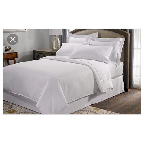 Bedsheet,Pillowcases And A Free Throw Pillow - White