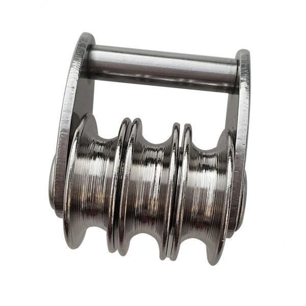2xPremium 316 Stainless Steel Sail Tack Triple Pulley For Windsurfing