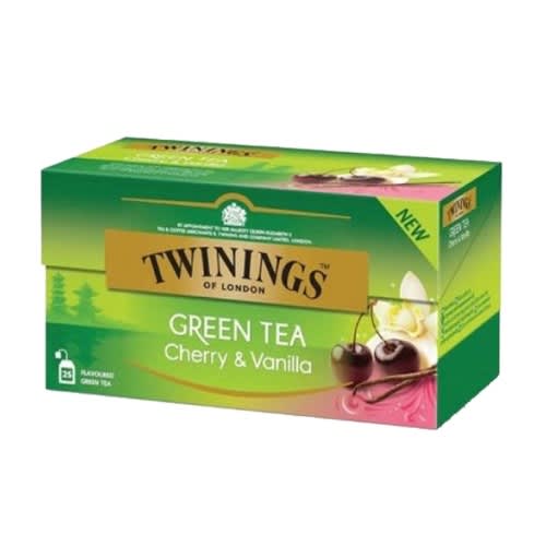 Twinings Green Tea Cherry & Vanilla - 25 Tea Bags