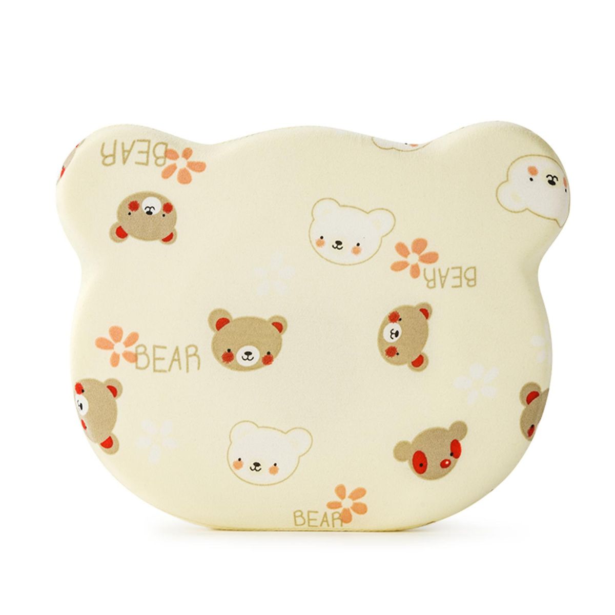 Baby Pillow for Newborn Prevent Flat Head Comfortable Baby Head Shaping Pillow Memory Foam Pillow with Cute Patterns for 0-12 Months Infants
