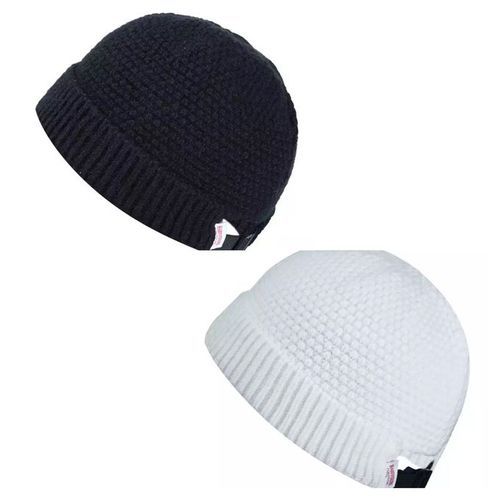 Unisex Stylish Black And White Beanie Head Warmer