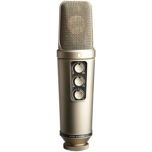 NT2000 Large-Diaphragm Multipattern Condenser Microphone