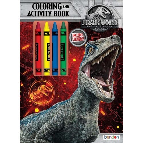 Jurassic World Coloring & Activity Book