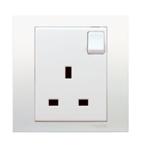 Switched Socket 13a 250v 1 Gang
