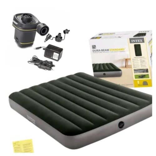 Inflatable Air Mattress With Electric Pump