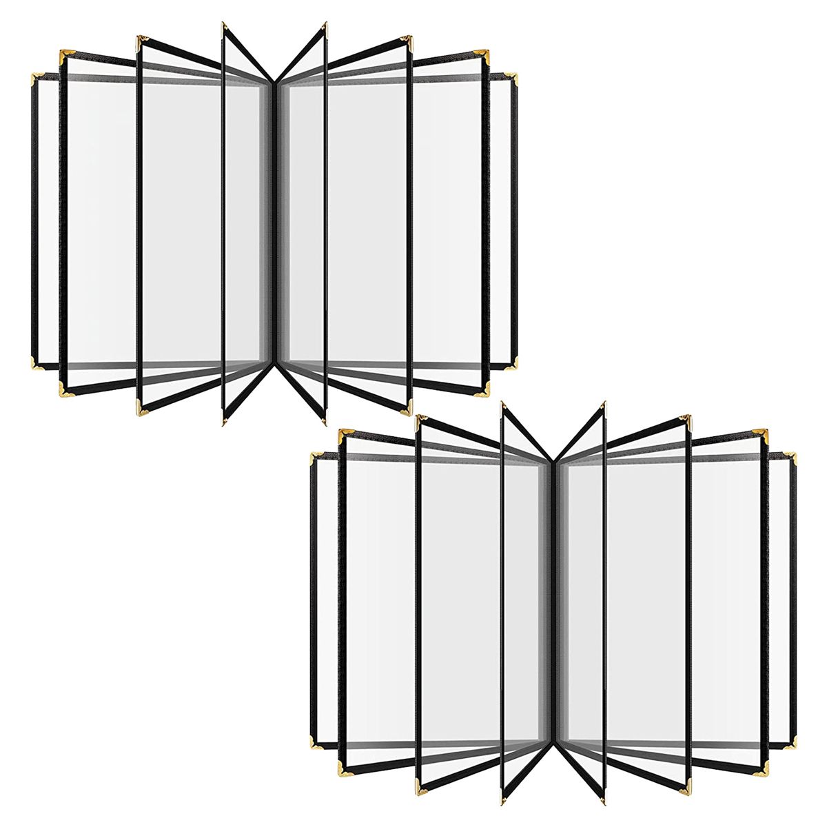 8 Pages 16 Views Transparent Restaurant Menu Cover 8.5 x 11