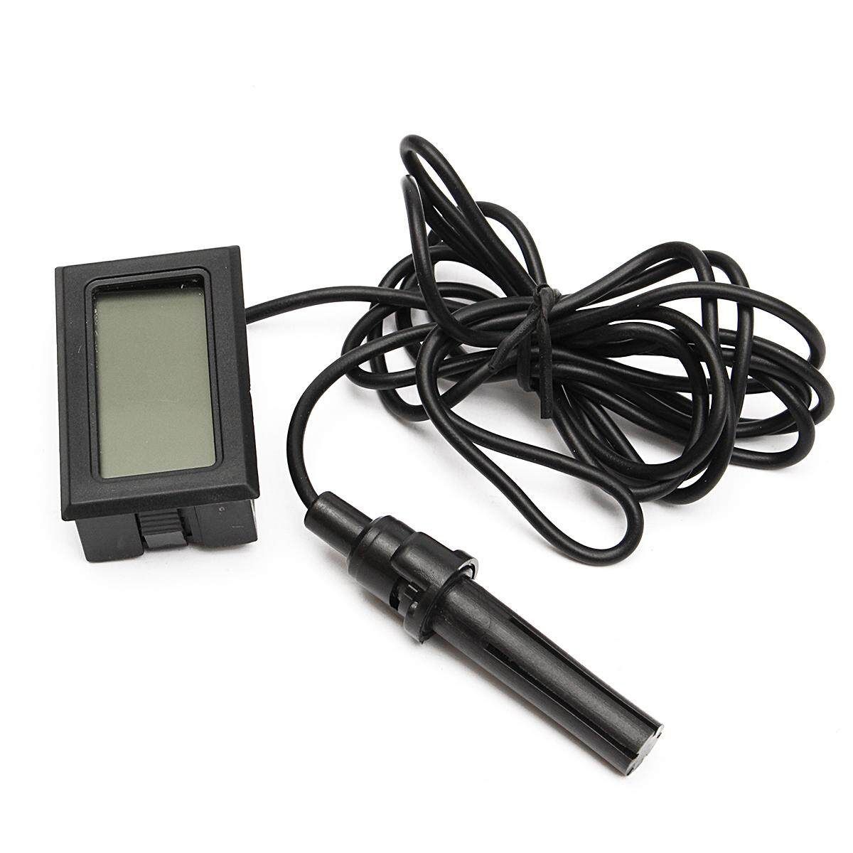 1.5V Digital Hygrometer Humidity Probe For Egg Incubator Poultry Black