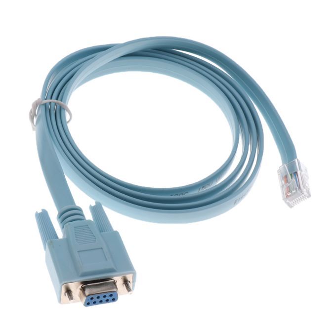 1.8M RJ45 Male To 9 Pin RS232 DB9 Female LAN Router/ Console