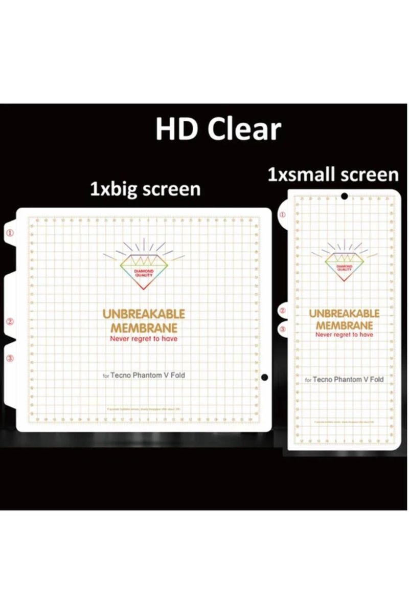 Phantom V Fold 2 In 1 Unbreakable Ceramic Screen Protector