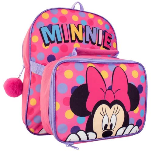 Minnie Mouse Backpack And Lunchbag