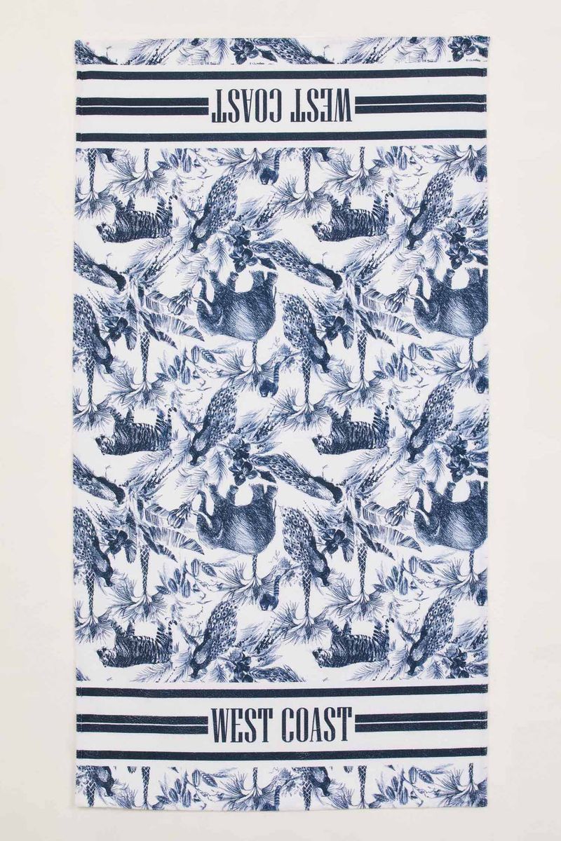 Woman Casual Towel - White