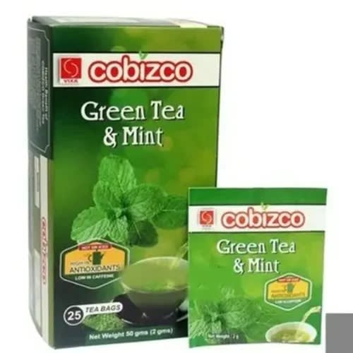 Cobizco Green Tea & Mint -50g - 25 Teabags
