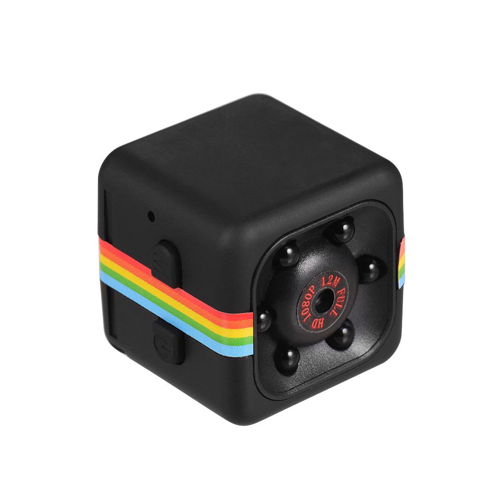 Mini Cube Camera 720P HD IR Night Vision 120&deg; Wide Angle