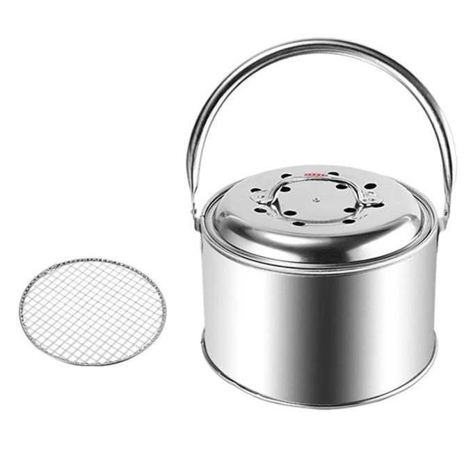 Stove Fire Pit Stainless Steel Portable For Indoor Outdoor Wood S