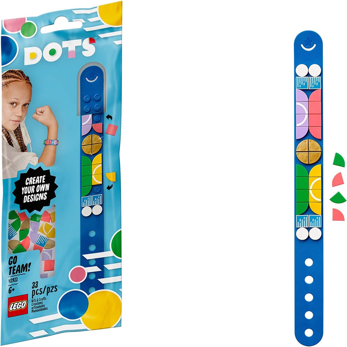 DOTS Go Team! Bracelet 41911 DIY Creative Craft Kit