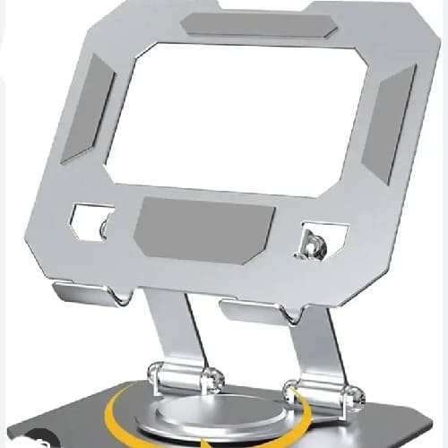 Foldable Metallic 360-degree Rotation laptop /Notebook Holder Stand