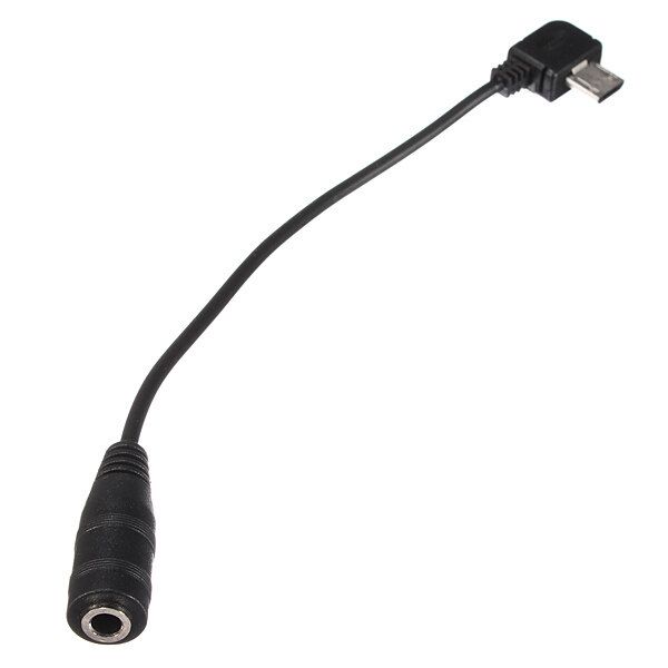 Hot 3.5mm Micro USB Jack To Headphone Earphone Headset Adapter Socket Audio Cable (Intl) NEW