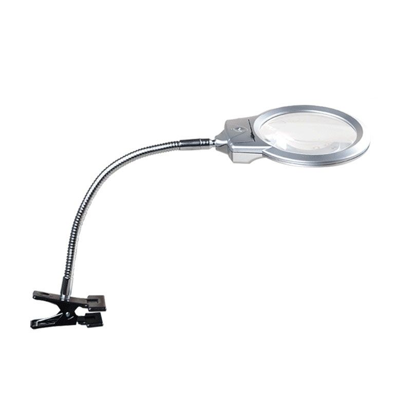2.25X / 5X Clip-On Magnifier With LED Light