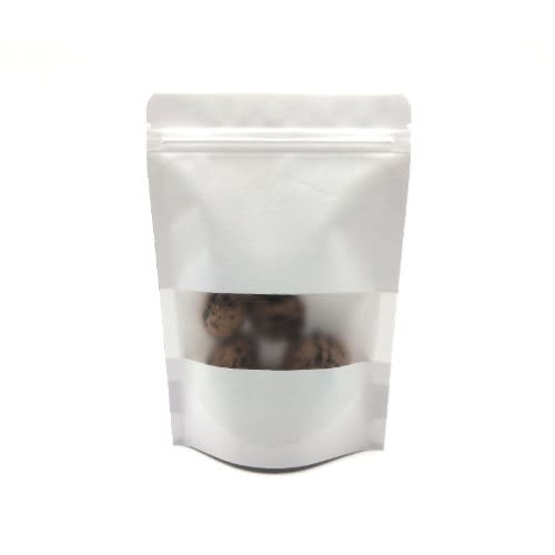 Kraft Paper Standup Resealable Zip Lock Pouch 16*24 - 50 Pcs