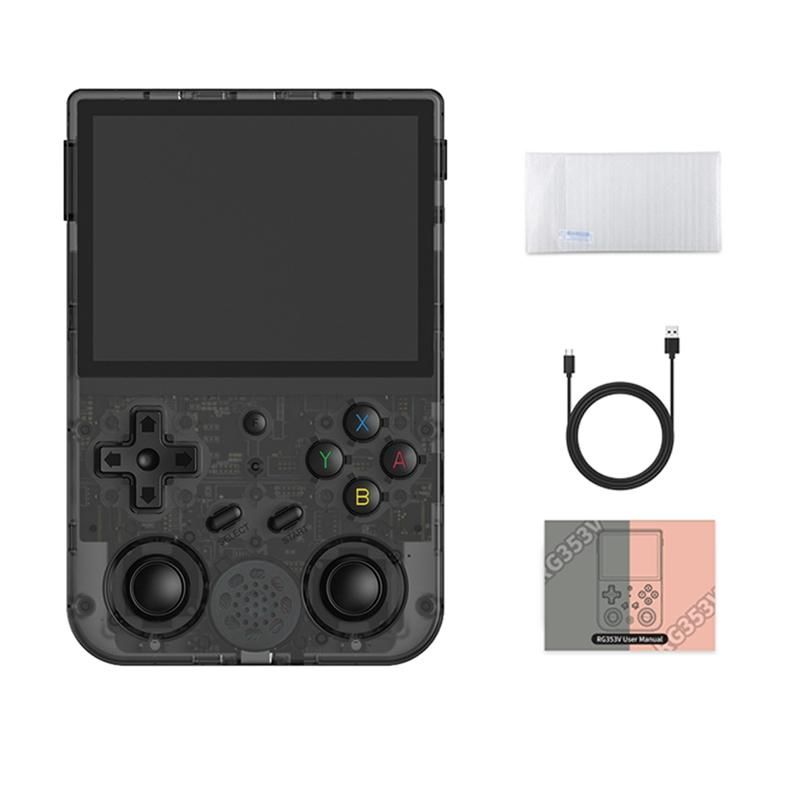 RG353V Retro Game Console 16G+64G 3.5 INCH Handheld Game Pla