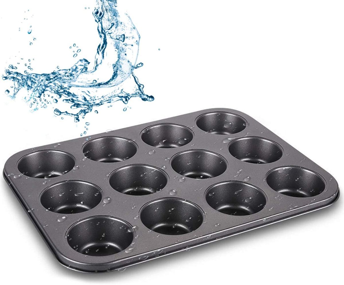 12 Cups Non Stick Aluminum Cup Cake Pan/Cupcake Pan