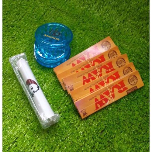 Zig-zag Roller + Anchor Crusher + 5 Booklets Of Raw