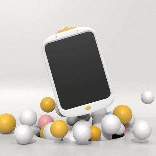 Toys For Children Cute Educational 10inch Colorful Painting Electronic Graphic Drawing Board Writing Tablet Electronic Pad Gift(#White)