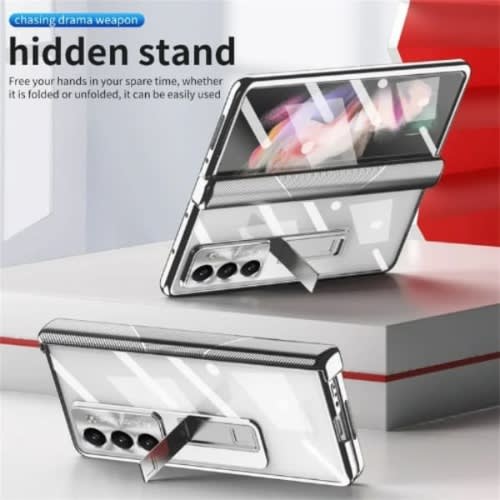 Xundd Shockproof Transparent Full Body Case For Samsung Fold 5 - Silver