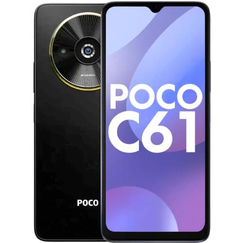 POCO C61 - 6.71" - 64GB ROM - 3GB RAM - 4G LTE - Dual SIM - Fingerprint - 5000mAh - Black