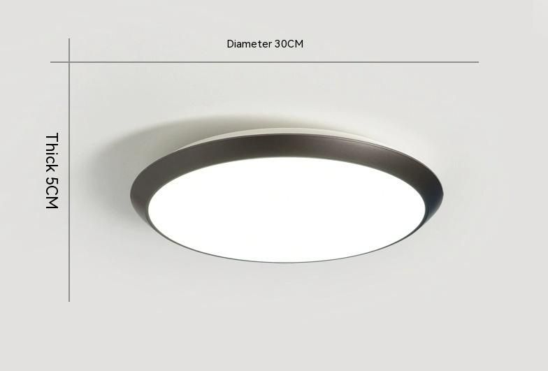 Simple and modern led round bedroom ceiling light