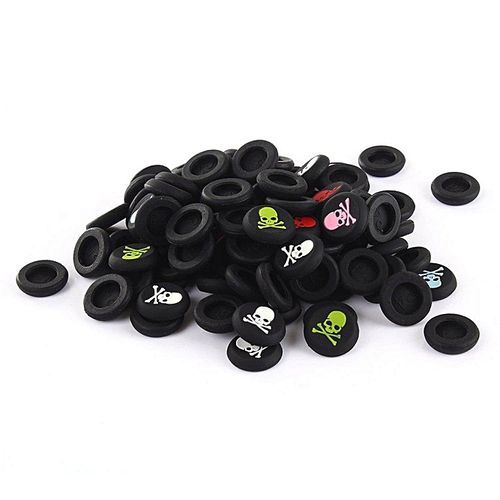 100 X Silicone Controller Thumb Stick Grips Cap Cover For Xbox Multicolor