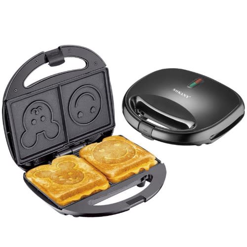Smiley Face Sandwich And Waffle Maker