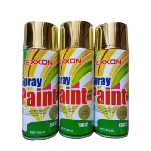 Texxon Spray Paint Gold - 450ml X 3pcs