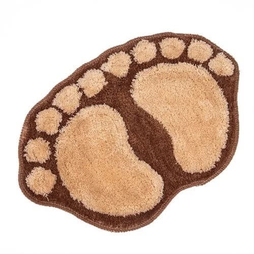 Footprint Shaped Foot Mat