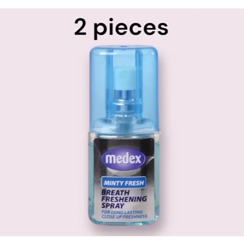 Medex Minty Fresh Breath Freshening Spray - 20ml X 2
