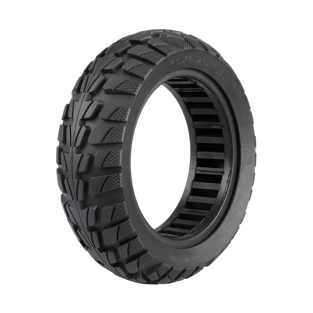 10x2.7-6.5 Solid Tire 10 Inch Electric Scooter Explosion-Proof Tubeless Tire Front/Rear Off-Road Tire Inner Hollow Non-Pneumatic Tire