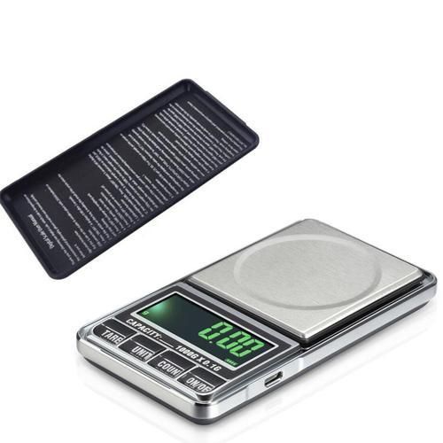 Kitchen Mini Jewelry Scale USB Charging Pocket Digital Scales Precision Electronic Balance LCD Display Weight Scale