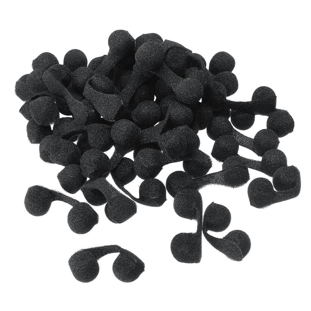 50Pcs Airbrush Sunless Tanning Nasal Plug, Spray Tan Nose Filters Black (black)