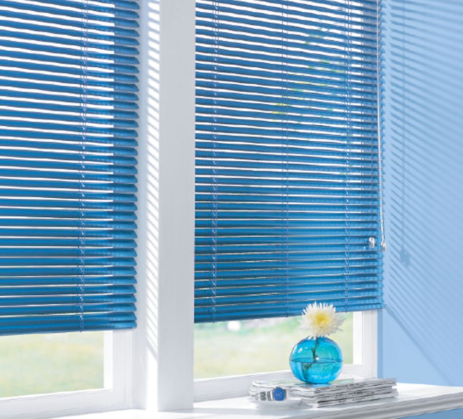 25mm SKY BLUE ALUMINIUM VENETIAN BLINDS