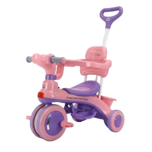 Portable Kids/Children Tricycle With Pusher